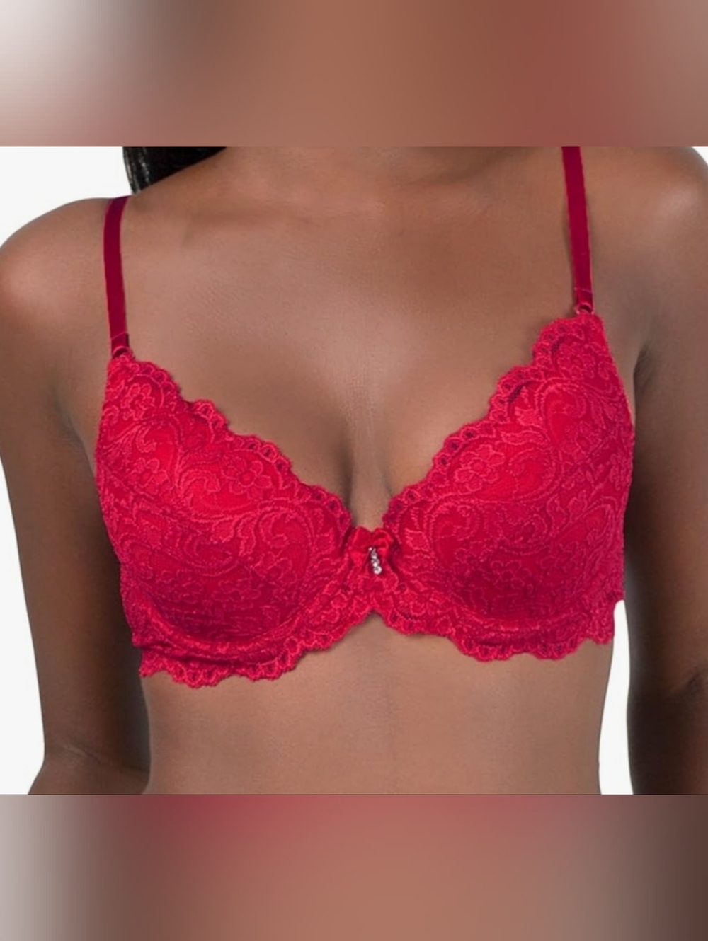✨️3 For $15✨️ Smart & Sexy Lace Pushup Bra VGUC Size 40C